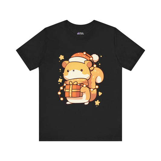 Santa Squirrel - Unisex Tee