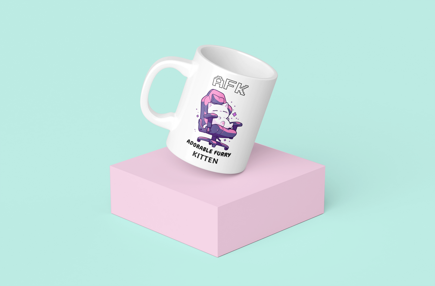 AFK: Adorable Furry Kitten - Mug