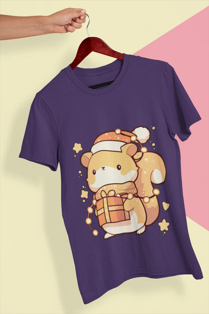 Santa Squirrel - Unisex Tee