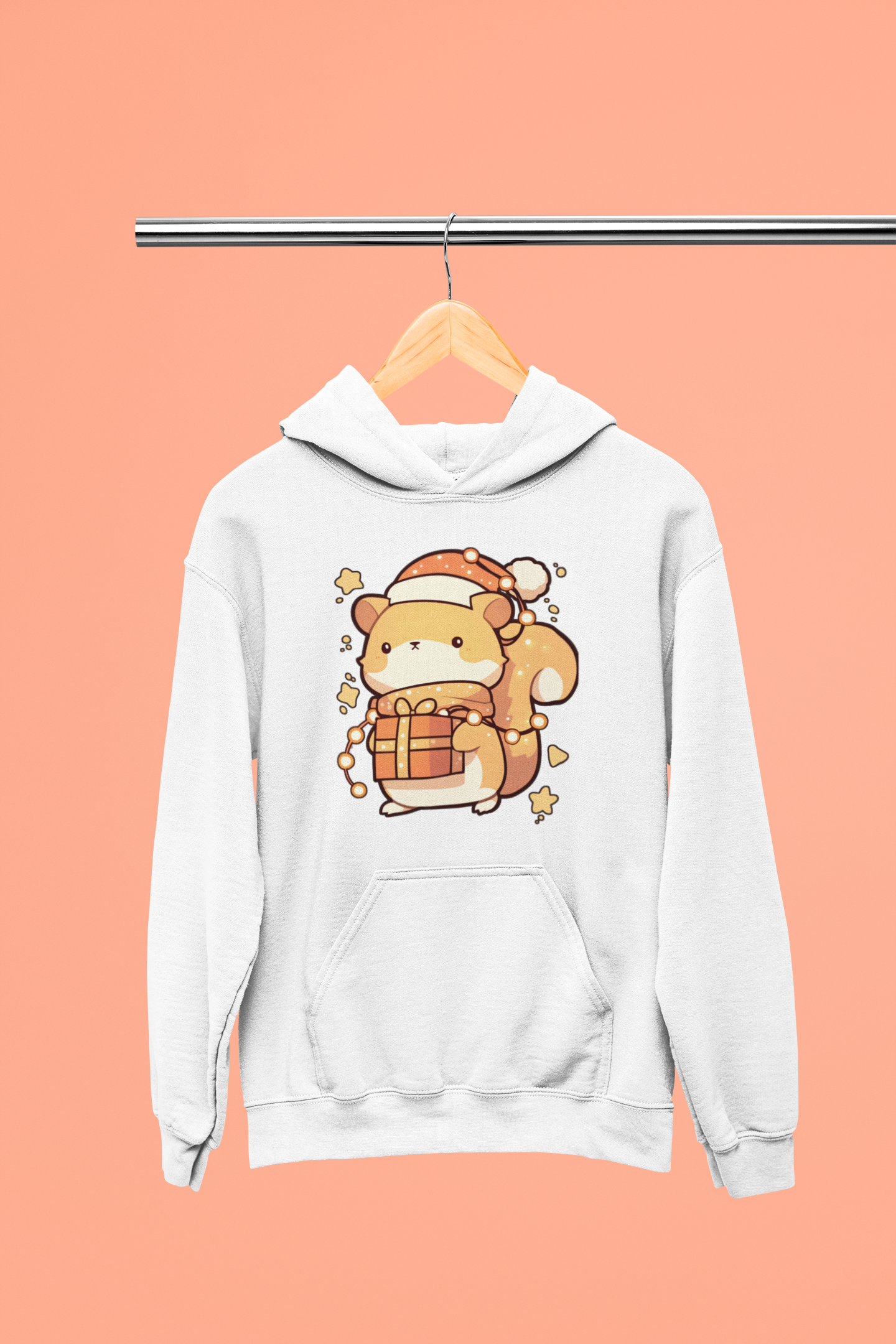 Santa Squirrel - Hoodie