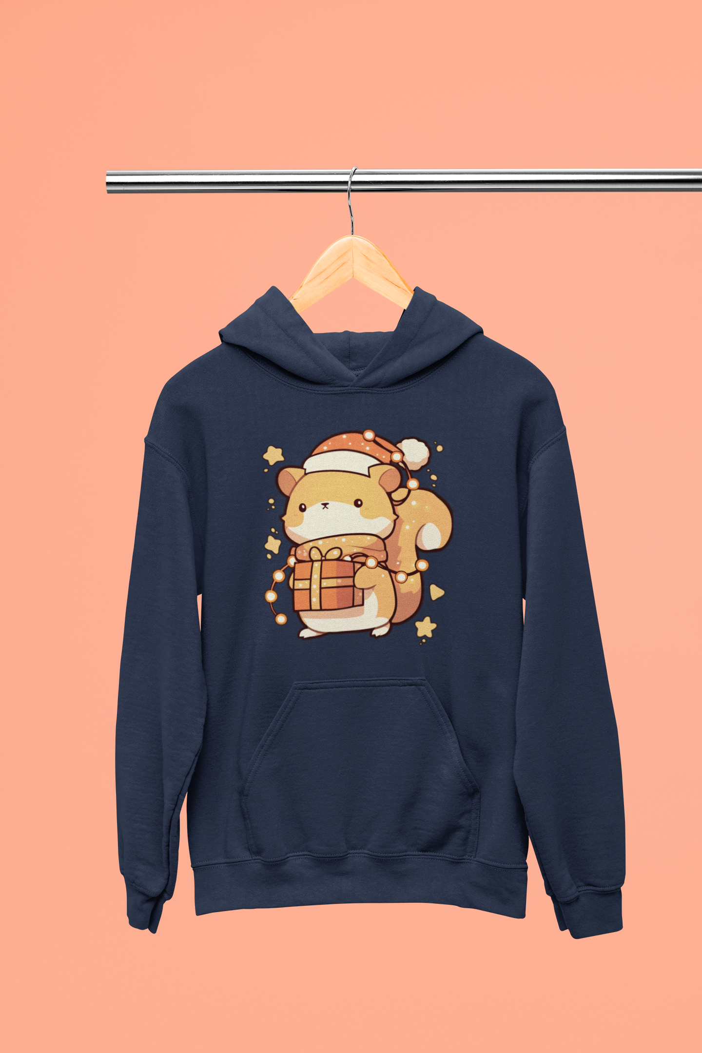 Santa Squirrel - Hoodie